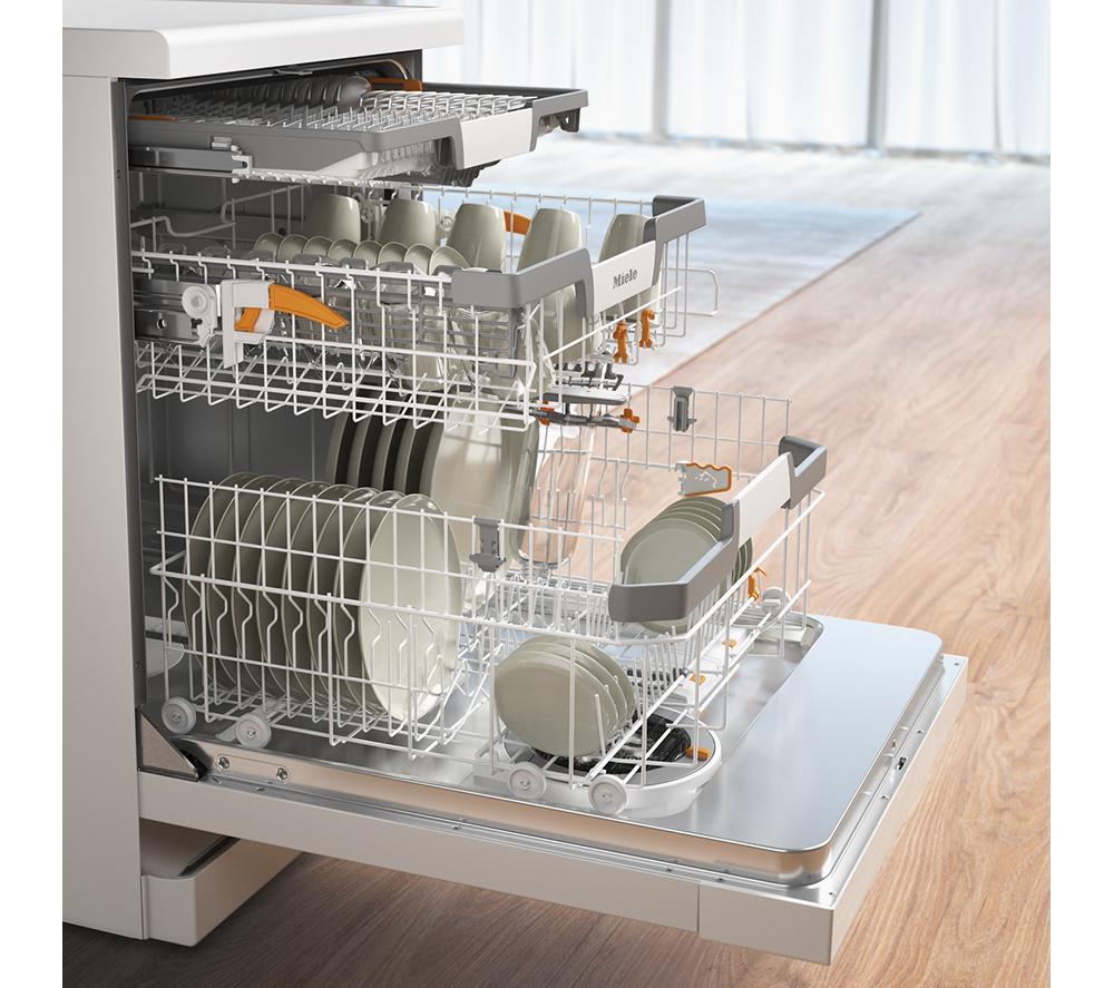 MIELE AutoDos G7130 SC Full-size WiFi-enabled Dishwasher - White image number 6 of 30