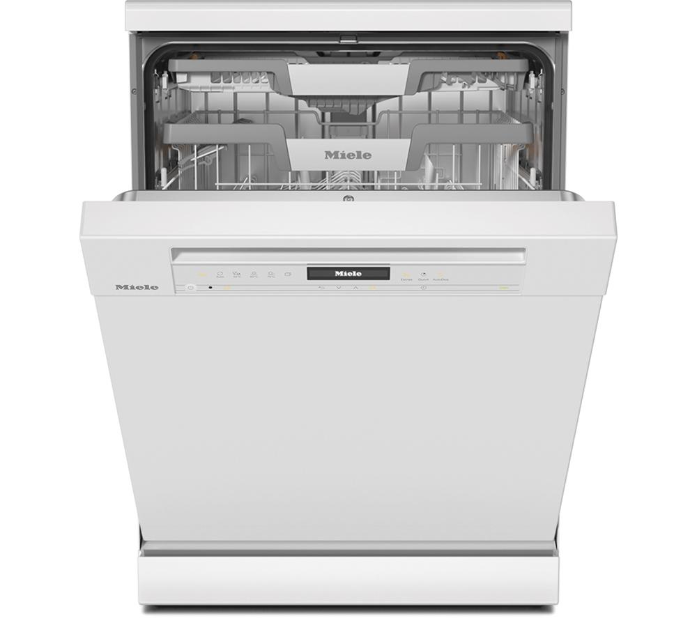 MIELE AutoDos G7600 SC Full-size WiFi-enabled Dishwasher - White, White