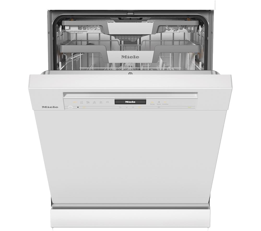 MIELE AutoDos G7600 SC Full-size WiFi-enabled Dishwasher – White, White