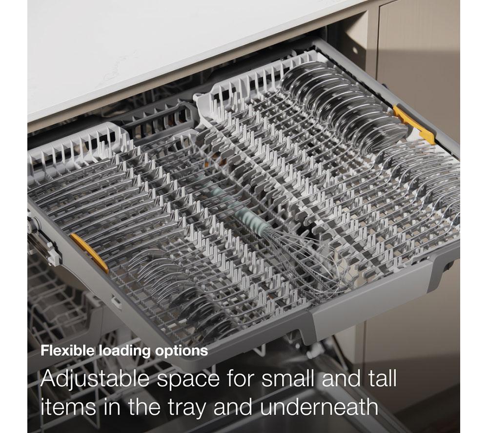 MIELE AutoDos G7600 SC Full-size WiFi-enabled Dishwasher - White image number 6 of 30