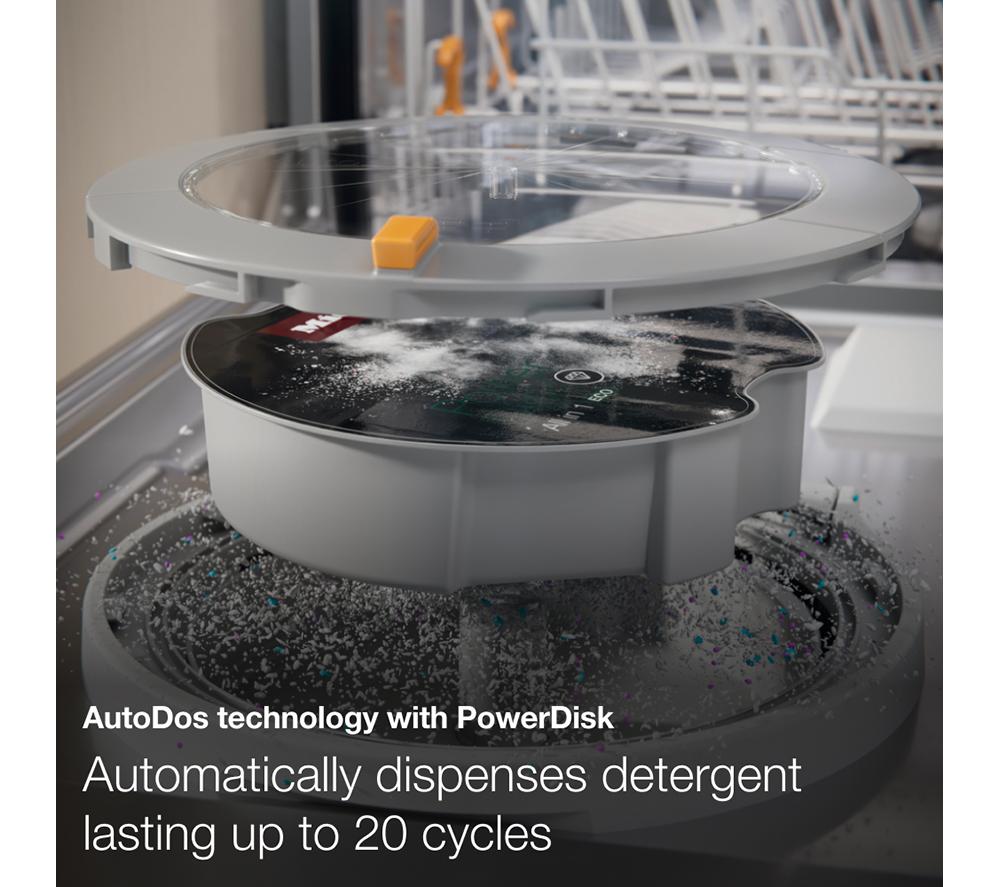 MIELE AutoDos G7600 SC Full-size WiFi-enabled Dishwasher - White image number 10 of 30