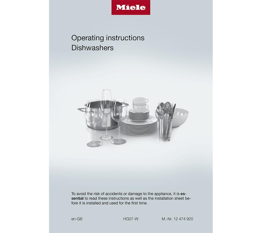 MIELE AutoDos G7600 SC Full-size WiFi-enabled Dishwasher - White image number 30 of 30