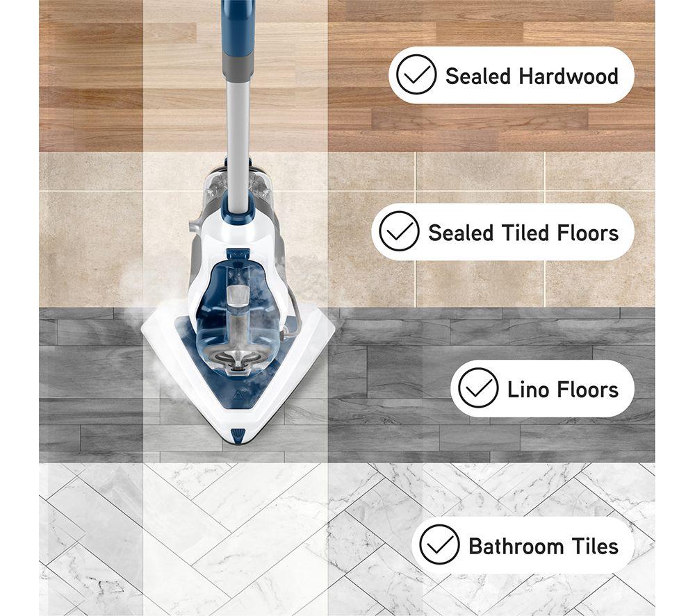 VAX Steam Fresh Total Home 1-1-143016 Steam Mop - White & Navy Blue image number 4 of 11