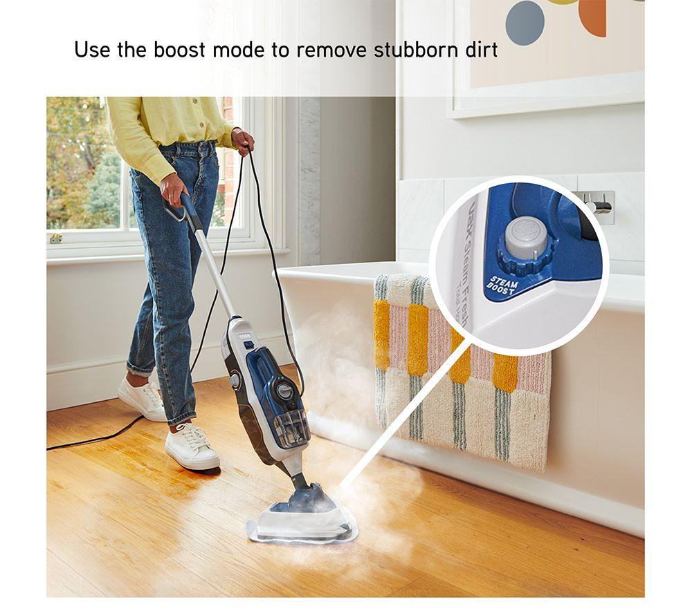 VAX Steam Fresh Total Home 1-1-143016 Steam Mop - White & Navy Blue image number 9 of 11