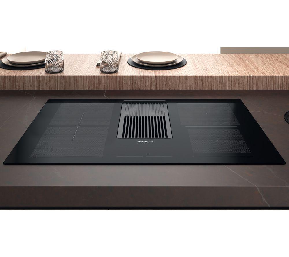HOTPOINT PVH 92 B K/F KIT 83 cm Electric Induction Hob - Black image number 4 of 10