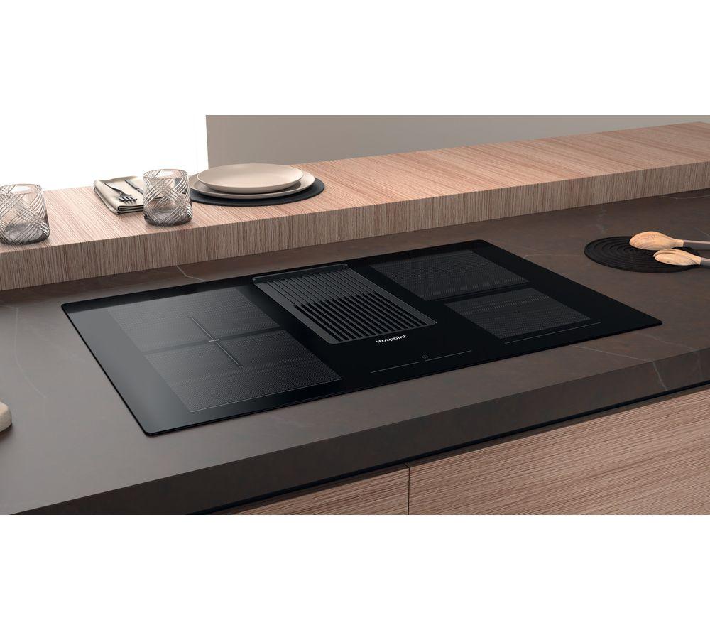 HOTPOINT PVH 92 B K/F KIT 83 cm Electric Induction Hob - Black image number 9 of 10