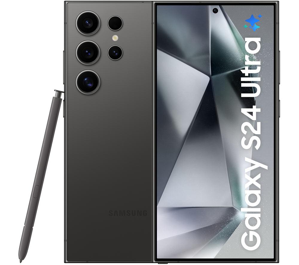 SAMSUNG Galaxy S24 Ultra - 256 GB, Titanium Black, Black