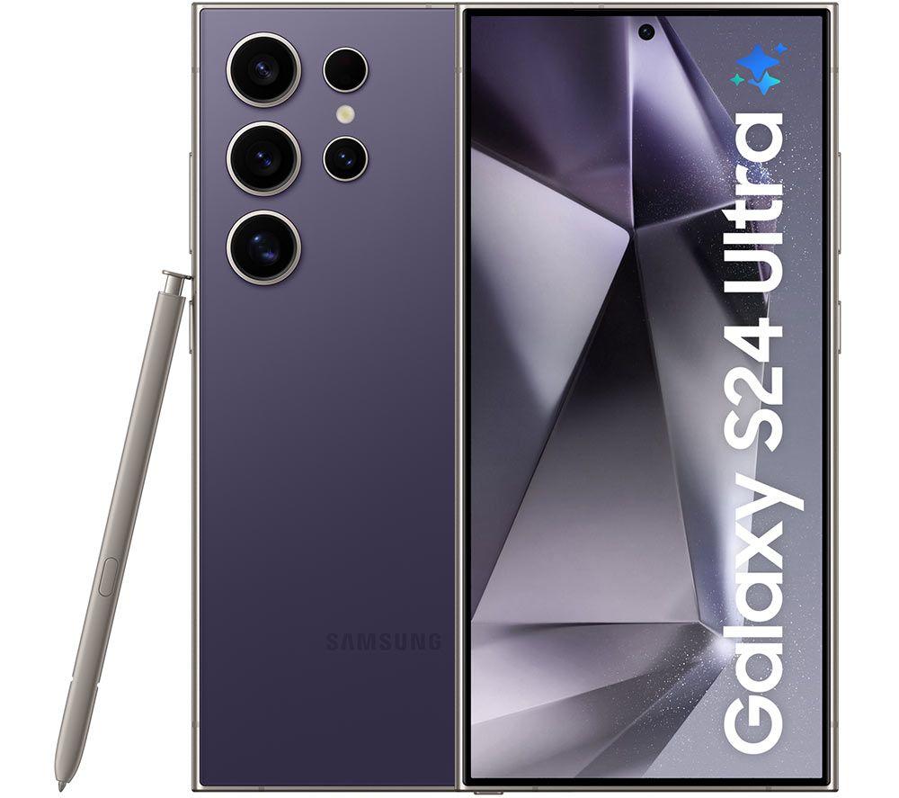 Buy SAMSUNG Galaxy S24 Ultra 512 GB, Titanium Violet Currys