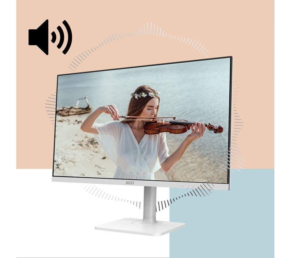 MSI Modern MD272QXPW Quad HD 27" IPS Monitor - White image number 7 of 7