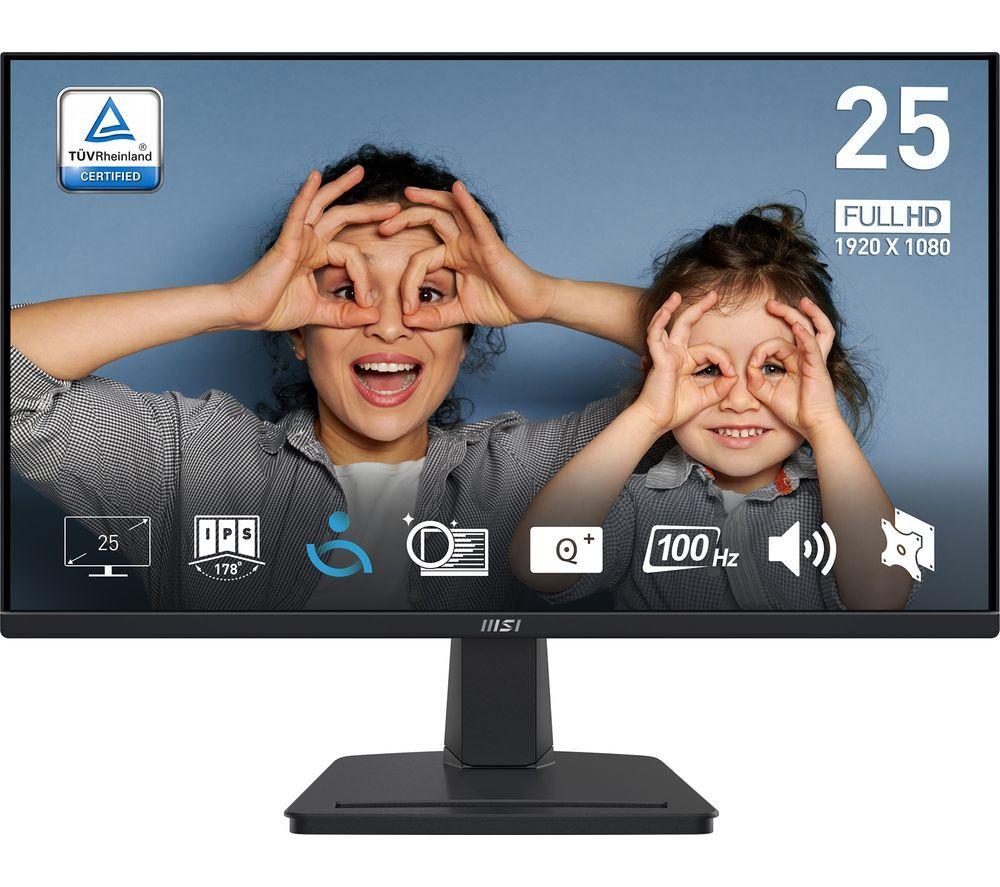 MSI PRO MP251 Full HD 24.5" IPS LCD Monitor – Black