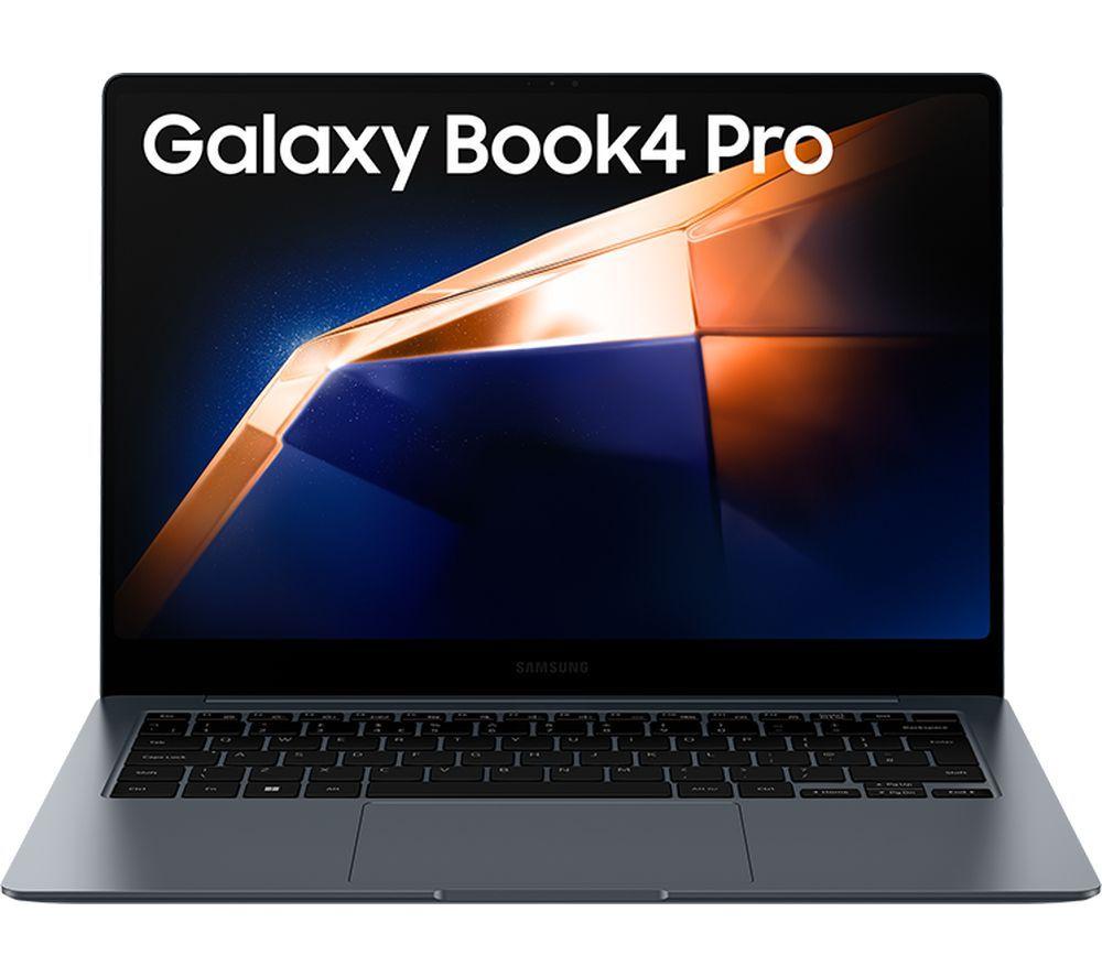 SAMSUNG Galaxy Book4 Pro 14" Laptop - Intel®Core Ultra 7, 512 GB SSD, Grey, Silver/Grey