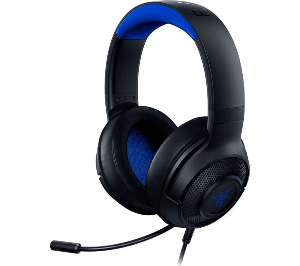 RAZER Kraken X Gaming Headset - Black & Blue, Black,Blue