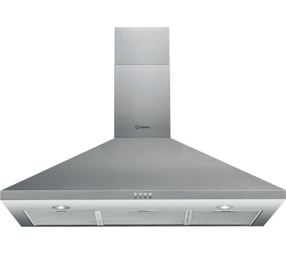 INDESIT IHPC 9.5 LM X Chimney Cooker Hood - Stainless Steel, Stainless Steel