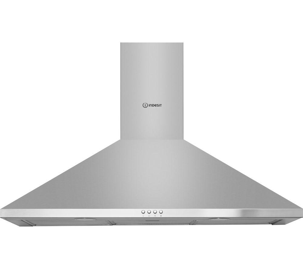 INDESIT IHPC 9.5 LM X Chimney Cooker Hood - Stainless Steel, Stainless Steel