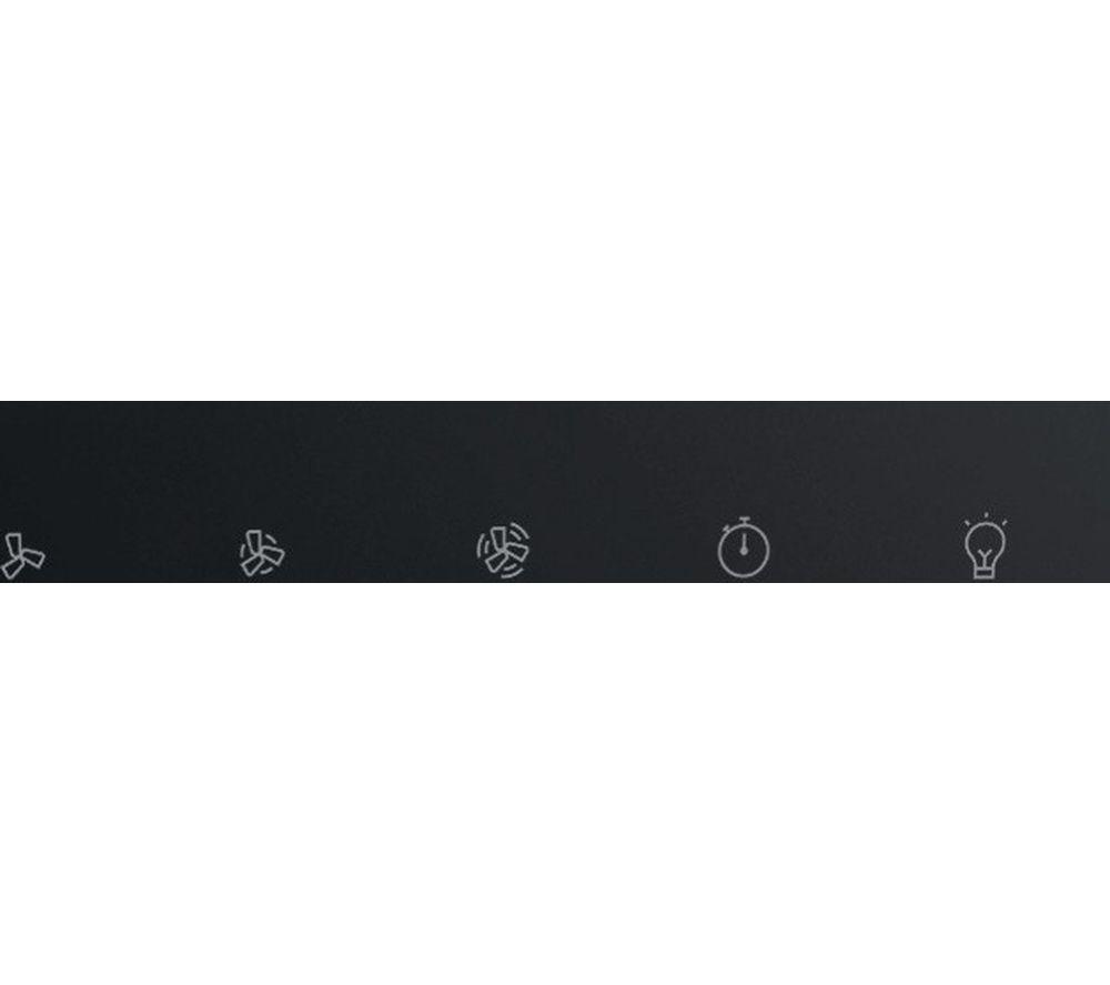 HOTPOINT PHVP 82F LT K Chimney Cooker Hood - Black image number 2 of 6