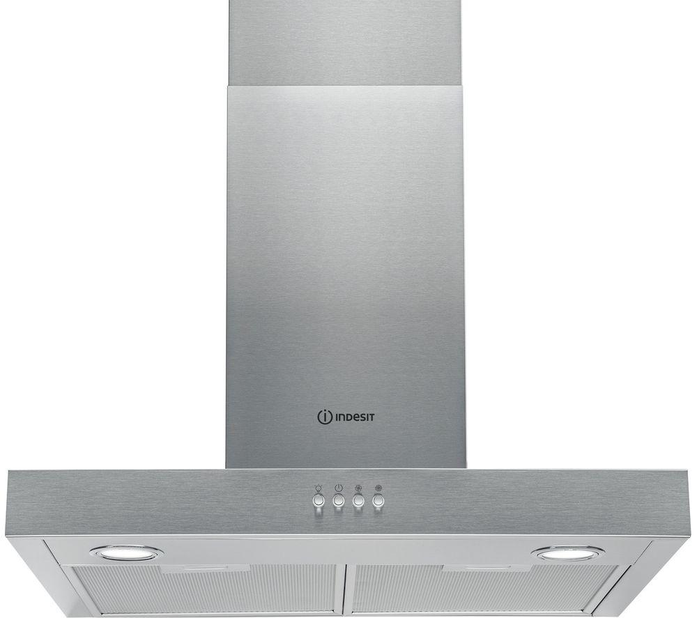 INDESIT IHBS 6.5 LM X Chimney Cooker Hood - Stainless Steel, Stainless Steel