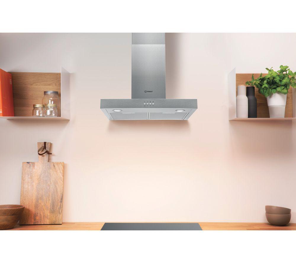 INDESIT IHBS 6.5 LM X Chimney Cooker Hood - Stainless Steel image number 3 of 4