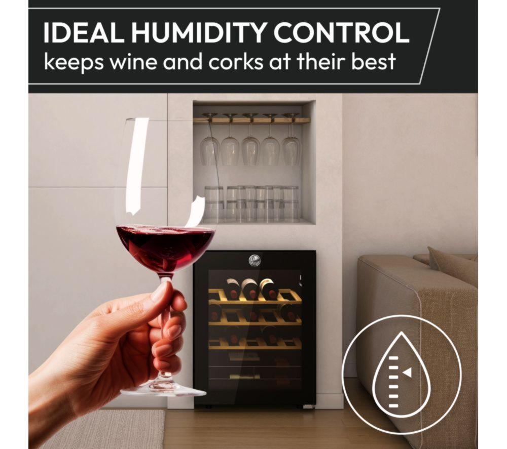 HOOVER HOWC023K Wine Cooler - Black image number 3 of 7