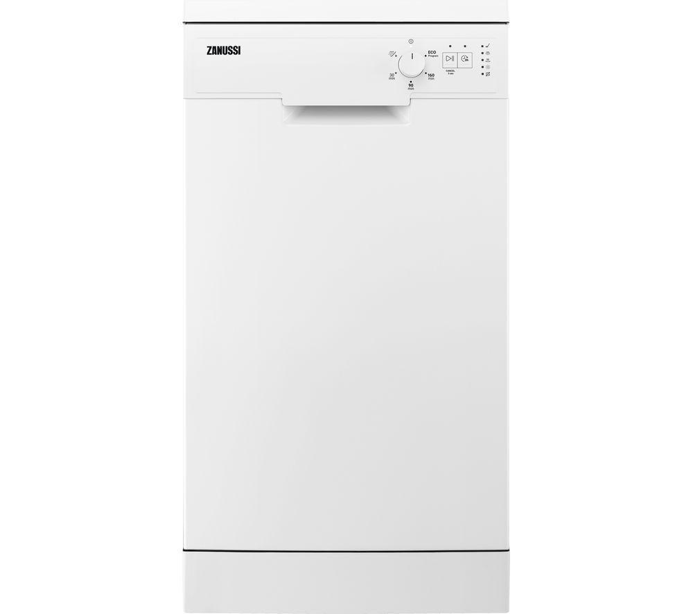 ZANUSSI Series 20 AirDry ZSFN132W1 Slimline Dishwasher – White, White