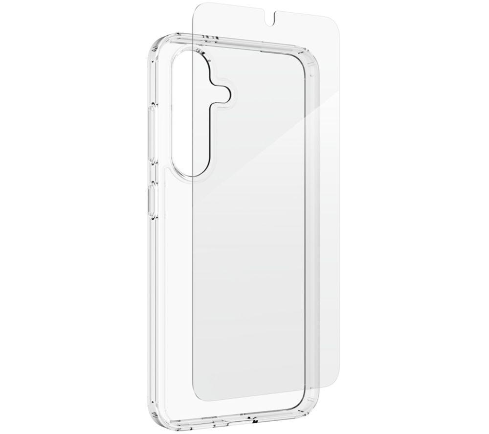 DEFENCE Galaxy S24 Case & Screen Protector Bundle - Clear, Clear