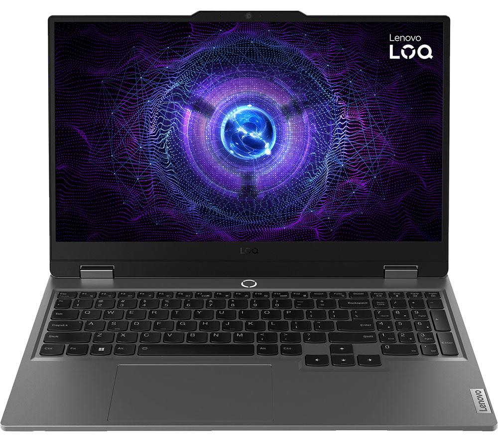 LENOVO LOQ 15.6 Gaming Laptop - IntelCore? i5, IntelArc? A530M, 512 GB SSD, Silver/Grey