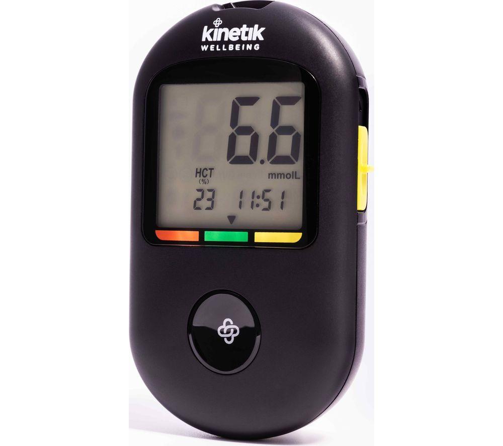 Image of KINETIK KINBG-710 Wellbeing Blood Glucose Monitor, Black