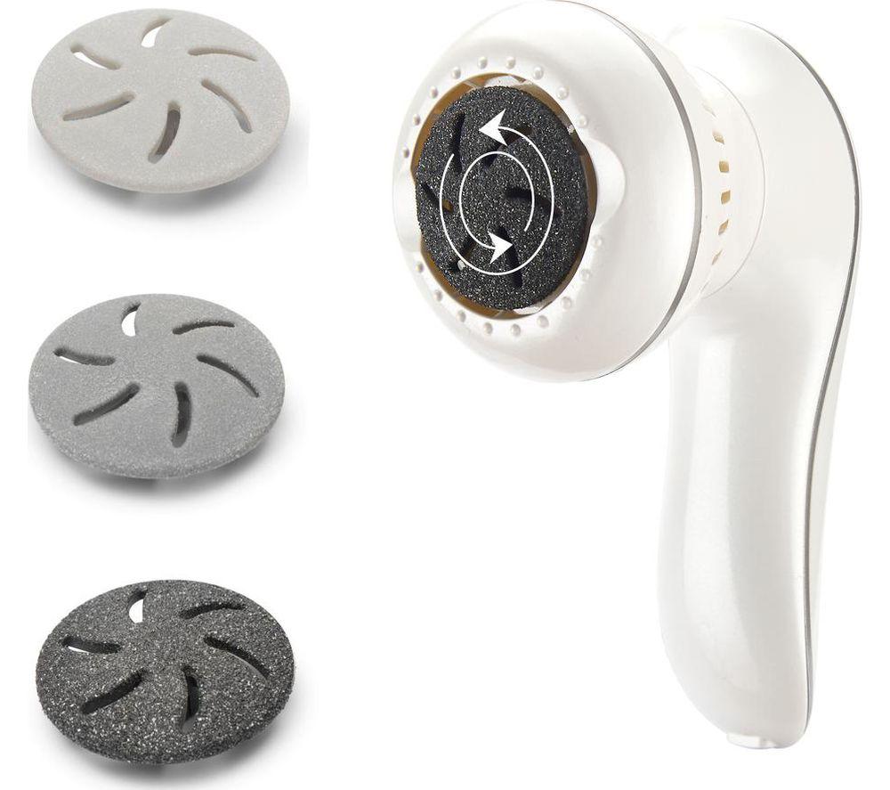 Rio 60 Second Spa Pedi Electric Foot File - White