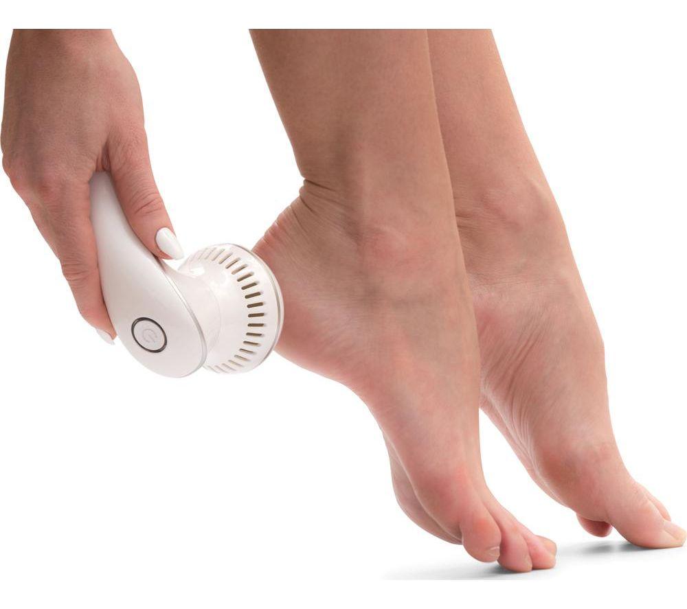 RIO 60 Second Spa Pedi Electric Foot File - White image number 4 of 6
