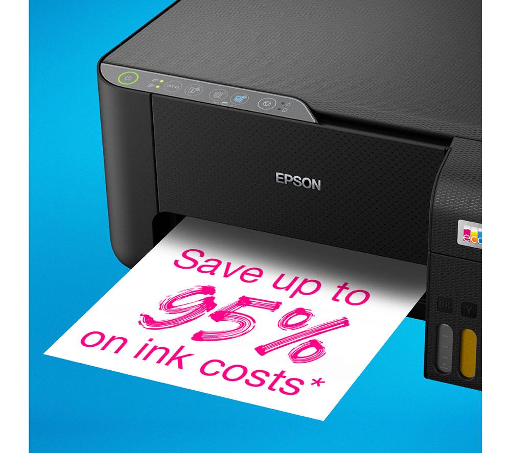 EPSON EcoTank ET-2860 All-in-One Wireless Inkjet Printer image number 8 of 10