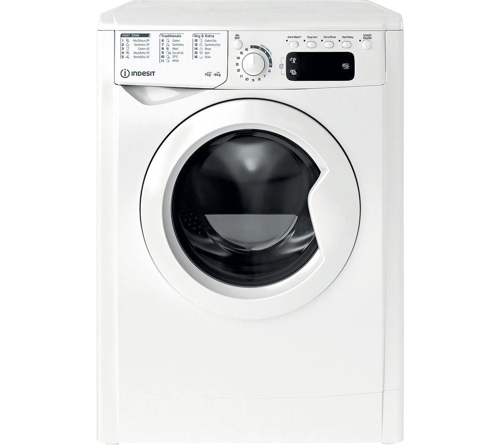 Indesit EWDE 761483 W UK 7 kg Washer Dryer - White, White