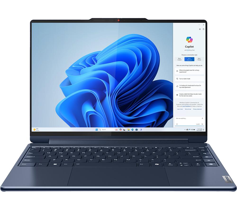 LENOVO Yoga 9 14 2 in 1 Laptop - IntelCore? Ultra 7, 1 TB SSD, Cosmic Blue, Blue