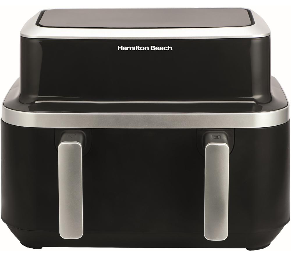 HAMILTON BEACH VisionCook HB700VCGS Dual Air Fryer - Black & Silver image number 2 of 19