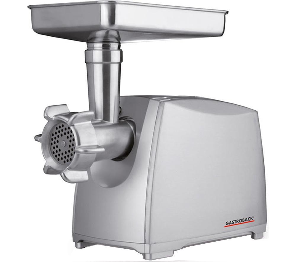 Gastroback Design Mincer Pro M 61408 Meat Grinder, Silver/Grey