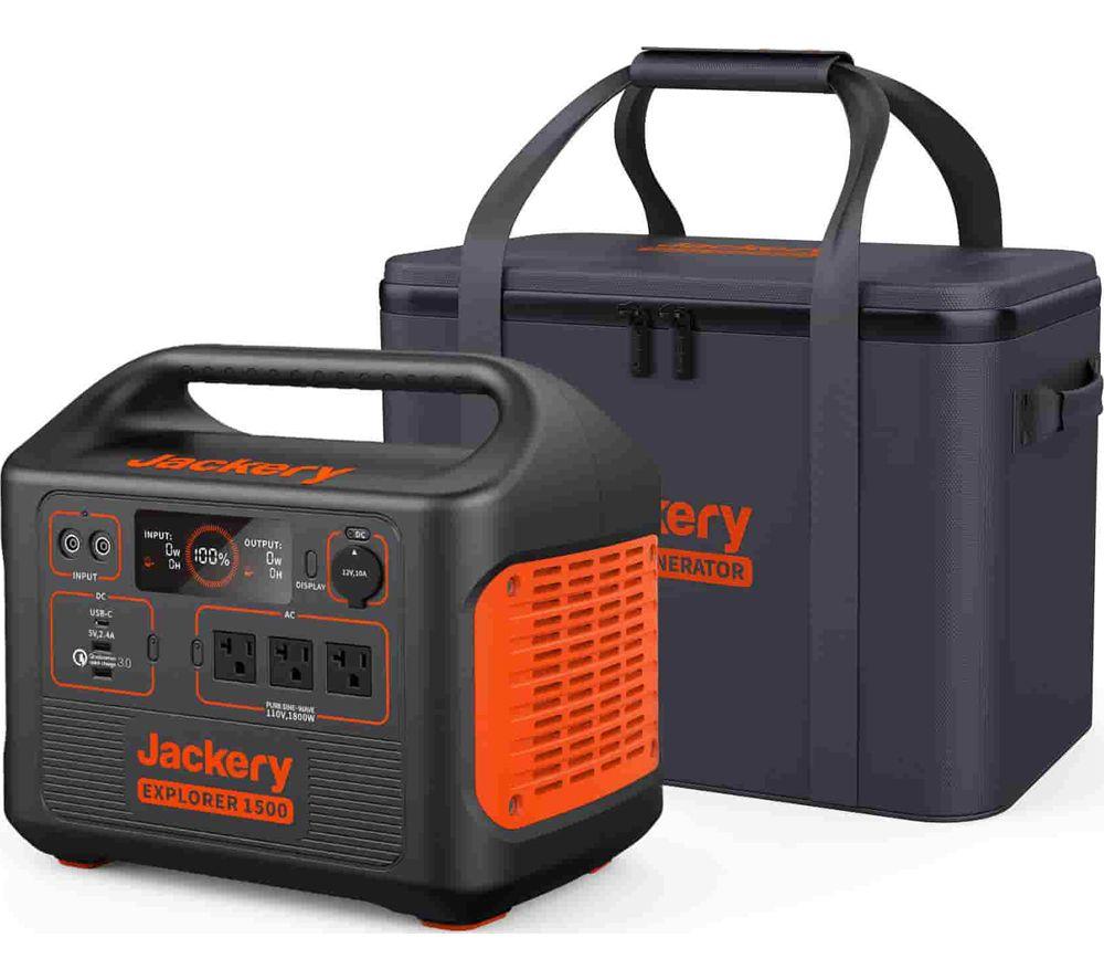 JACKERY Explorer 1500 Power Station Carry Case - Dark Grey image number 4 of 8