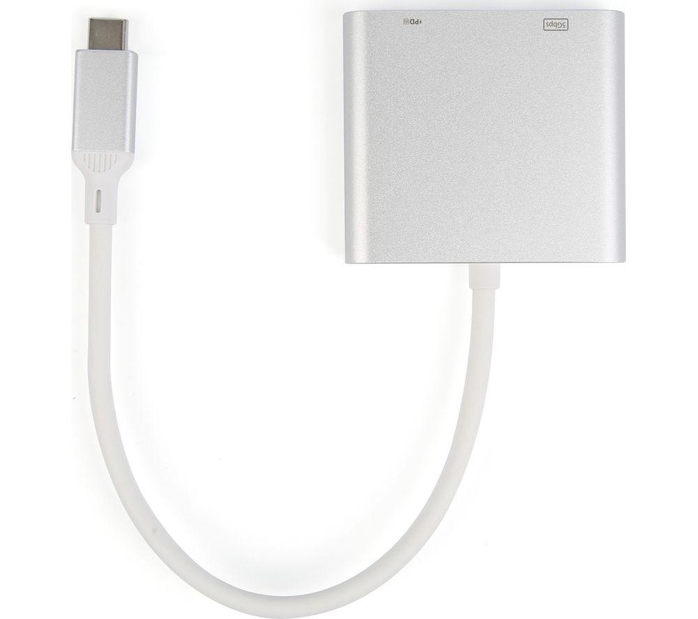 SANDSTROM S3IN1AP25 3-port USB Type-C Connection Hub image number 4 of 4