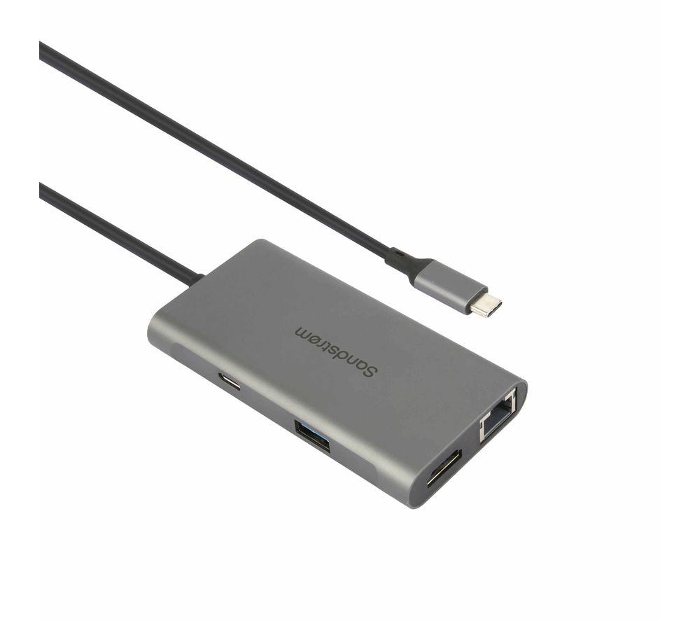 SANDSTROM S7IN1LA25 7-port USB Type-C Connection Hub image number 2 of 3