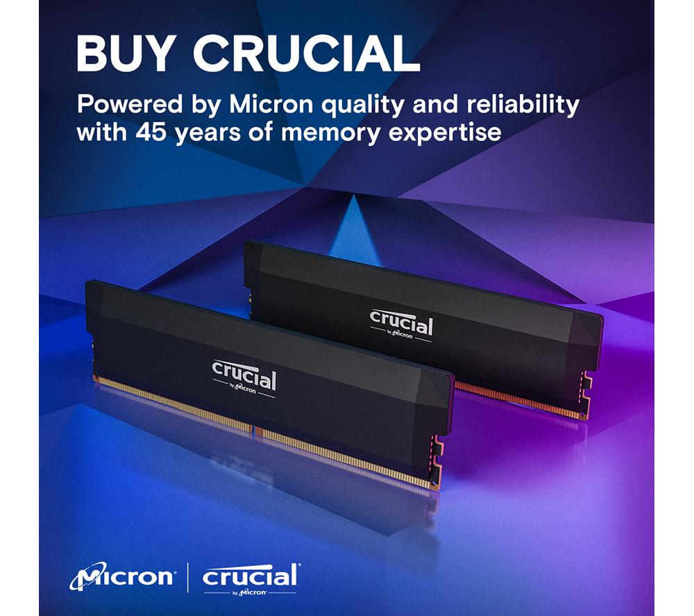 Buy CRUCIAL Pro 64 GB 5600 MHz DDR5 Memory Kit - 32 GB x 2 | Currys