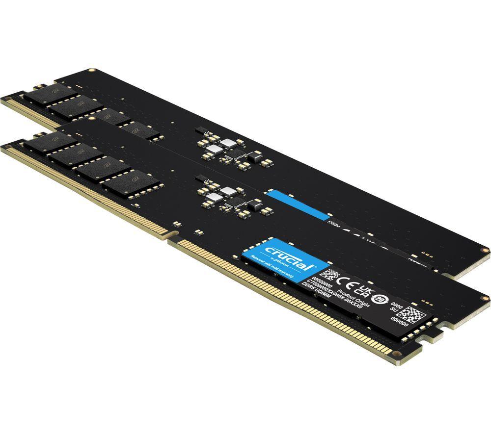 CRUCIAL 16 GB 5600 MHz DDR5 Memory Kit - 8 GB x 2