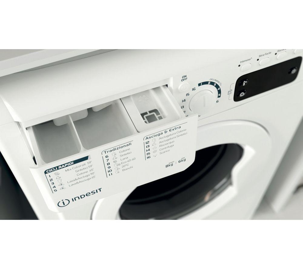 INDESIT EWDE 861483 W UK 8 kg Washer Dryer - White image number 3 of 5