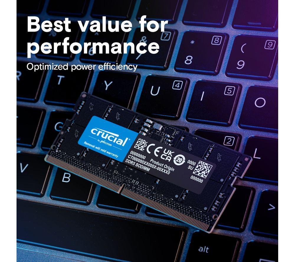 CRUCIAL DDR5 5600 MHz Laptop RAM - 32 GB image number 5 of 6