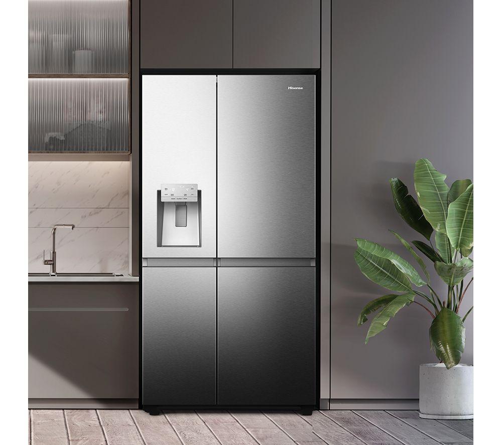 HISENSE PureFlat Infinite RS818N4TIC American-Style Smart Fridge Freezer - Stainless Steel image number 12 of 12