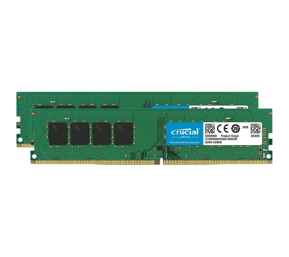 CRUCIAL DDR4 3200 MHz PC RAM - 16 GB x 2