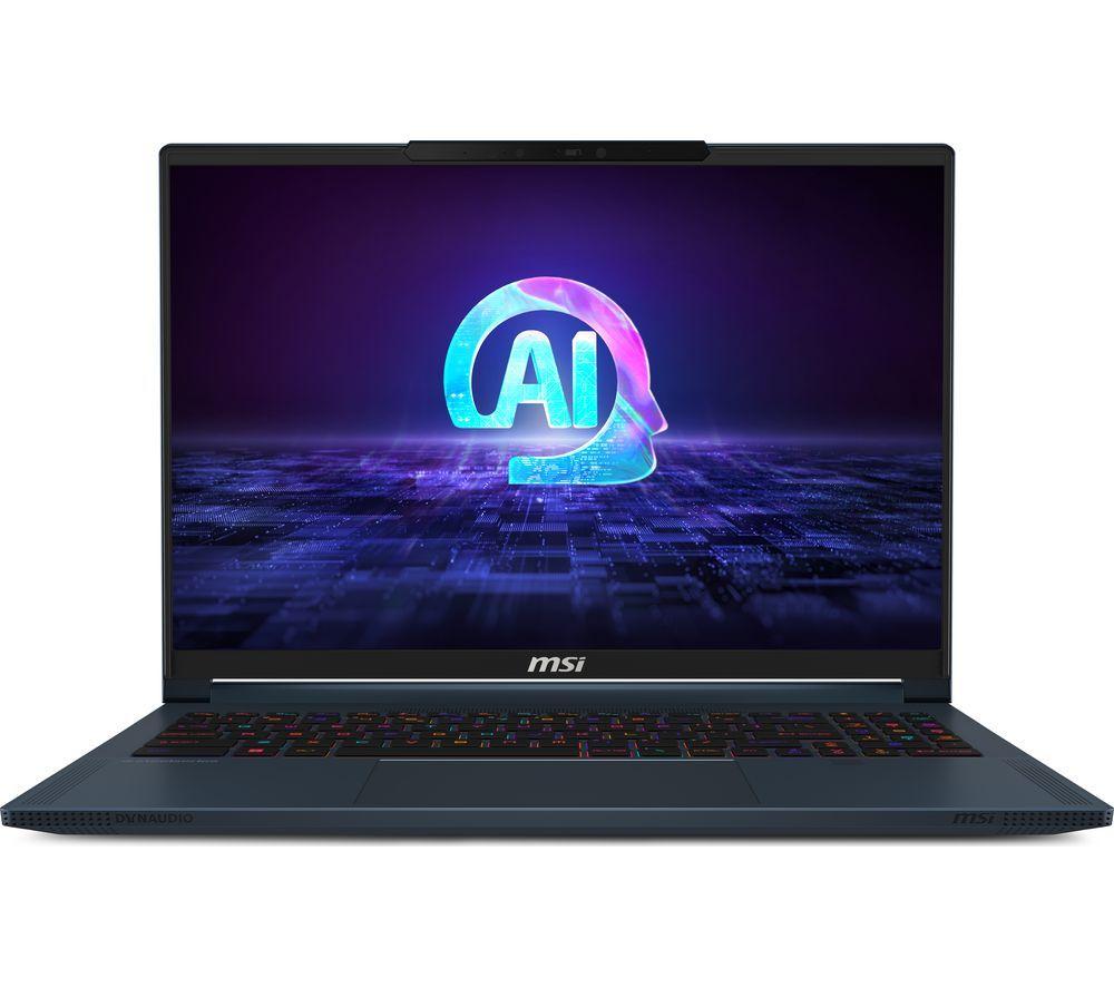 MSI Stealth 16 AI Studio 16" Gaming Laptop - Intel®Core Ultra 7, RTX 4070, 1 TB SSD, Blue