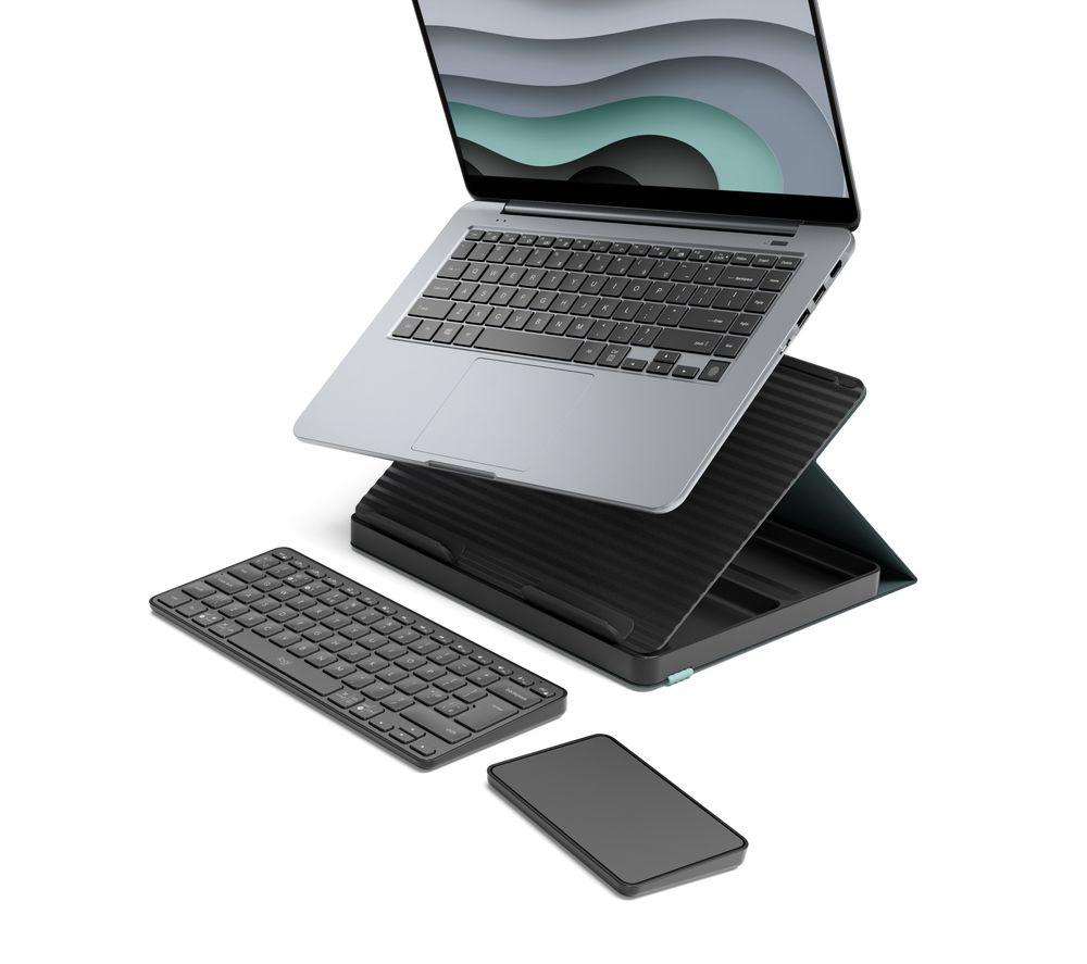 Buy Logitech Casa Pop Up Desk Wireless Keyboard And Touchpad Set Classic Chic Currysie 4841