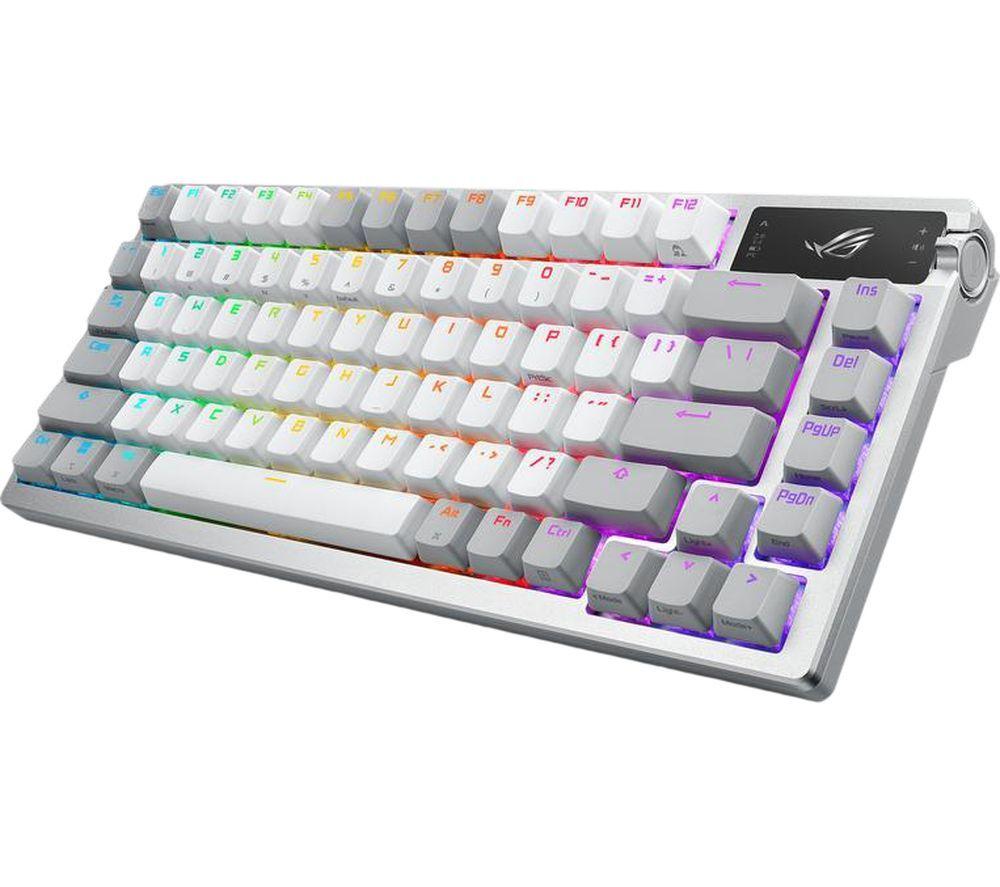 ASUS ROG Azoth Wireless Mechanical Gaming Keyboard &ndash; Moonlight White image number 3 of 13
