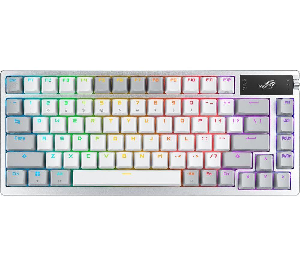 ASUS ROG Azoth Wireless Mechanical Gaming Keyboard &ndash; Moonlight White image number 6 of 13