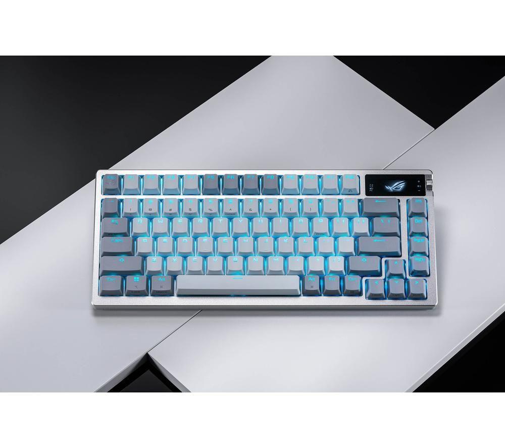 ASUS ROG Azoth Wireless Mechanical Gaming Keyboard &ndash; Moonlight White image number 12 of 13