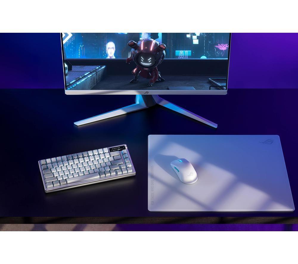 ASUS ROG Azoth Wireless Mechanical Gaming Keyboard &ndash; Moonlight White image number 13 of 13