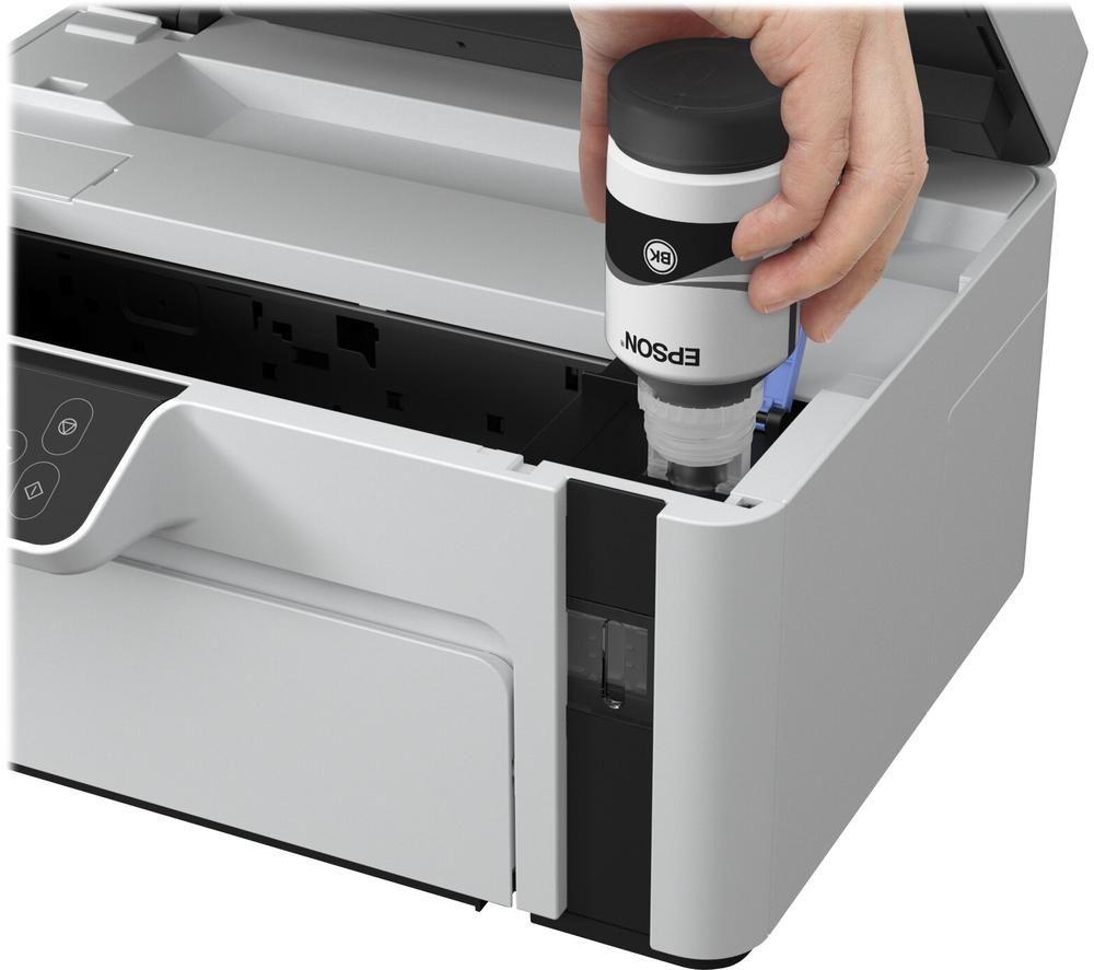 EPSON EcoTank ET-M2120 Monochrome All-in-One Wireless Inkjet Printer image number 6 of 18
