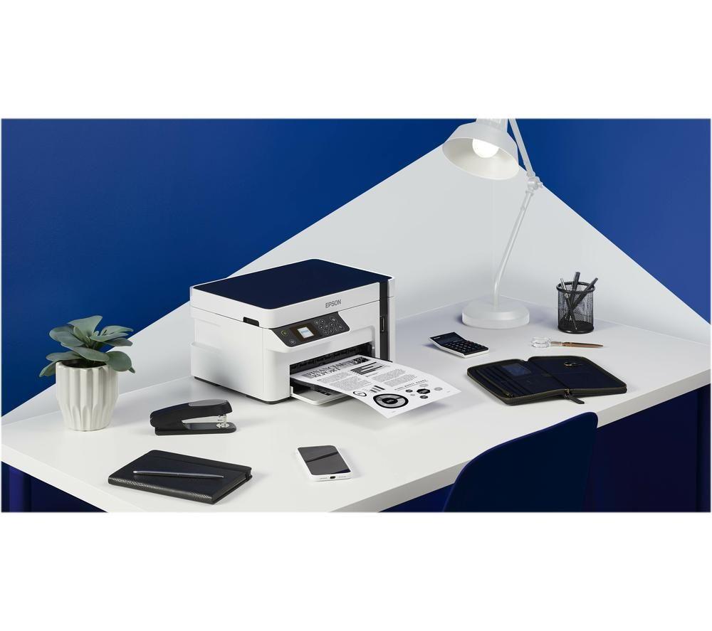 EPSON EcoTank ET-M2120 Monochrome All-in-One Wireless Inkjet Printer image number 7 of 18